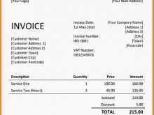 80 Customize A Invoice Template for A Invoice Template