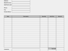80 Customize Blank Invoice Document Template Maker for Blank Invoice Document Template