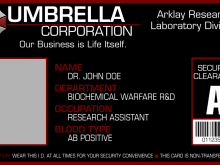 80 Customize Our Free Umbrella Corporation Id Card Template for Ms Word for Umbrella Corporation Id Card Template
