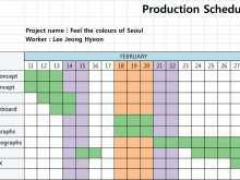 80 Customize Simple Production Schedule Template For Free by Simple Production Schedule Template