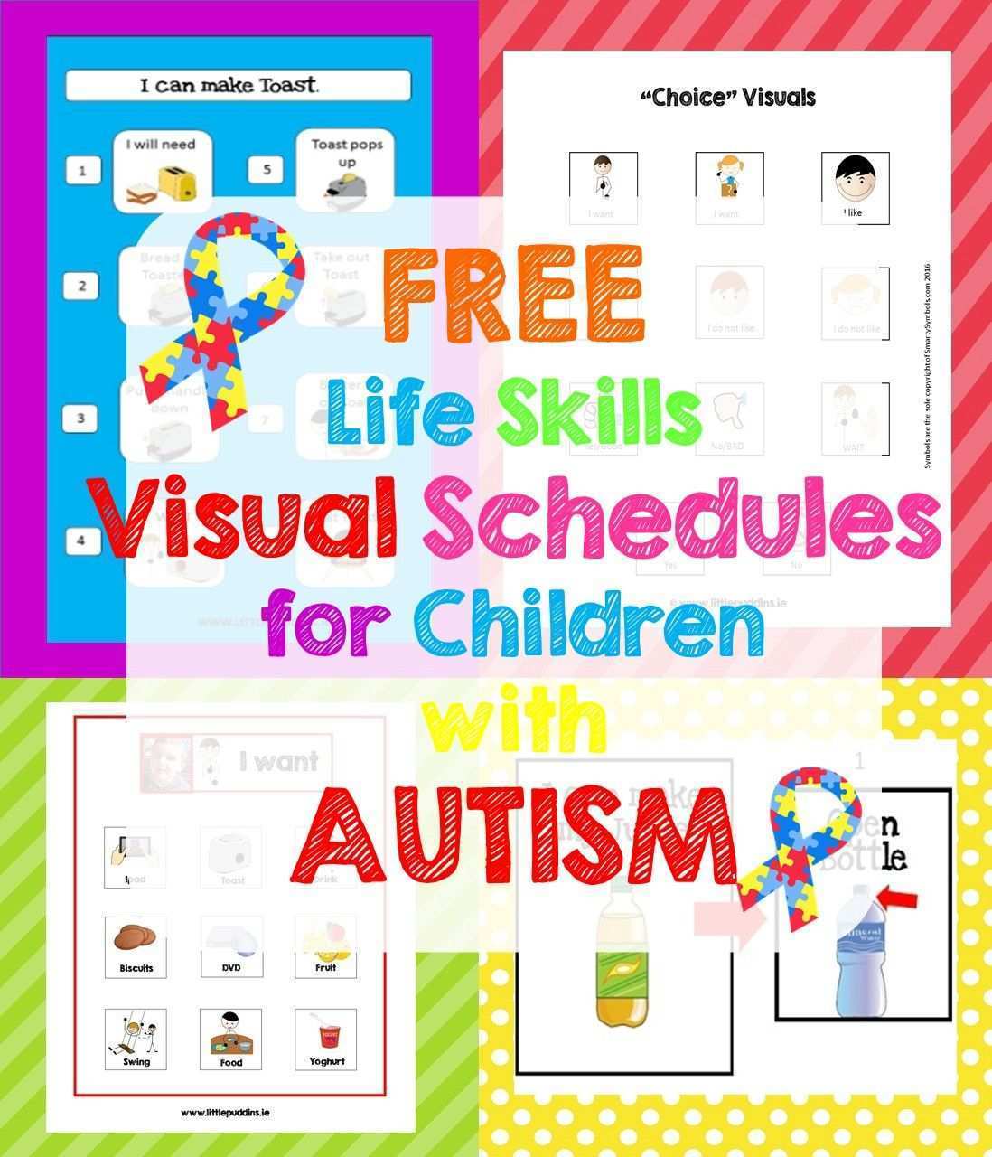 80 Customize Visual Schedule Template Autism PSD File with Visual