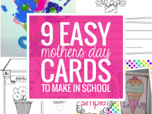 80 Format Mother S Day Card Templates Kindergarten Photo for Mother S Day Card Templates Kindergarten
