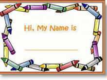 80 Format Name Card Template For Students Templates by Name Card Template For Students