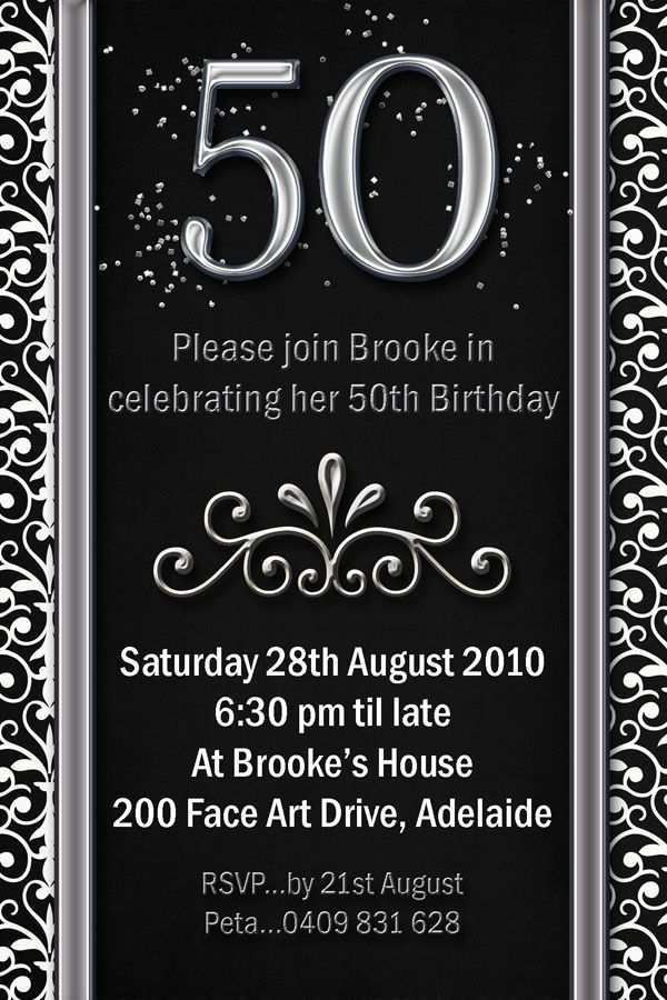 80 Free 50Th Birthday Card Word Template Layouts with 50Th Birthday Card Word Template