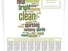 80 Free Cleaning Flyers Templates For Free with Cleaning Flyers Templates