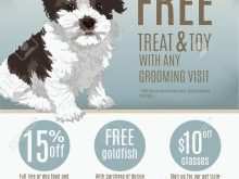 80 Free Printable Dog Grooming Flyers Template With Stunning Design for Dog Grooming Flyers Template
