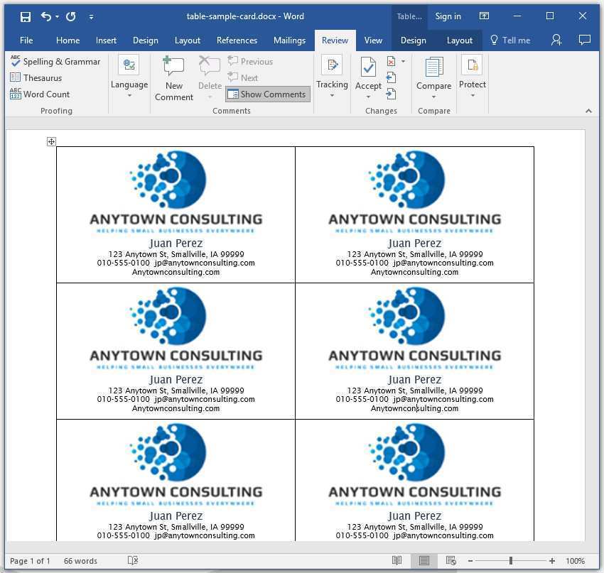 advocare-business-card-template