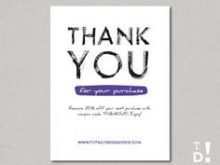 80 Free Printable Thank You For Your Order Card Template Photo with Thank You For Your Order Card Template