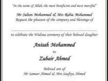 80 Free Printable Wedding Card Templates Muslim Layouts for Wedding Card Templates Muslim