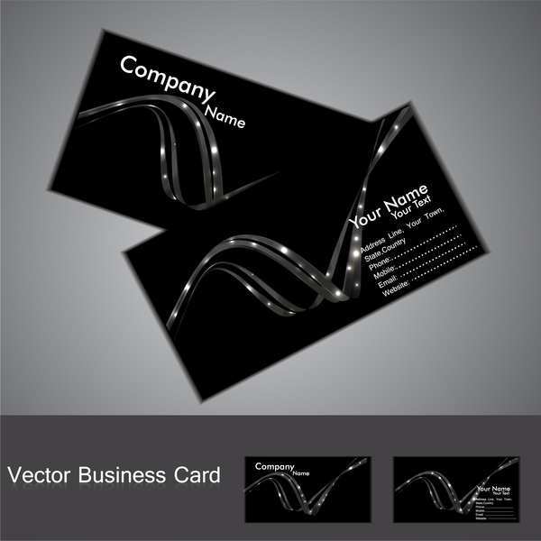 80 How To Create Black Business Card Template Illustrator For Free with Black Business Card Template Illustrator