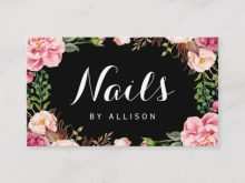 80 How To Create Business Card Templates For Nail Salon in Word with Business Card Templates For Nail Salon
