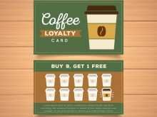 Coffee Loyalty Card Template Free Download