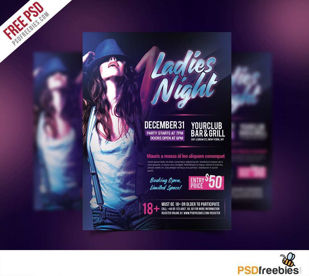 80 How To Create Party Flyer Templates Free Psd Now for Party Flyer Templates Free Psd