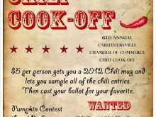 80 Online Chili Cook Off Flyer Template in Word with Chili Cook Off Flyer Template