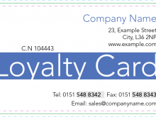 80 Printable Loyalty Card Template Uk For Free with Loyalty Card Template Uk