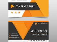 80 Printable Orange Name Card Template With Stunning Design for Orange Name Card Template