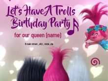 80 Printable Trolls Birthday Card Template Templates by Trolls Birthday Card Template