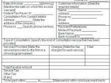 Independent Contractor Billing Invoice Template