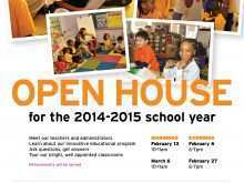 80 Report School Open House Flyer Template Download with School Open House Flyer Template