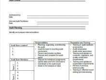 80 Standard Audit Plan Template Word Now for Audit Plan Template Word