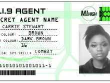 80 Standard James Bond Id Card Template Now by James Bond Id Card Template