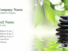 80 Standard Massage Name Card Template PSD File by Massage Name Card Template