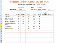 80 Standard School Report Card Template Xls Layouts by School Report Card Template Xls