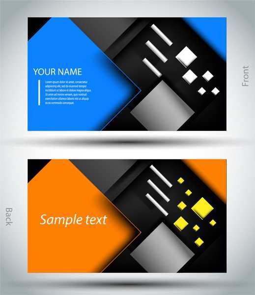 name card template illustrator ai free download