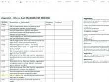 80 The Best Audit Plan Form Template Layouts by Audit Plan Form Template