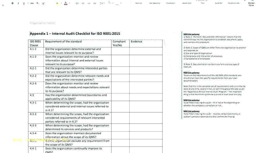 80 The Best Audit Plan Form Template Layouts by Audit Plan Form Template