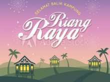80 The Best Card Raya Template For Free for Card Raya Template