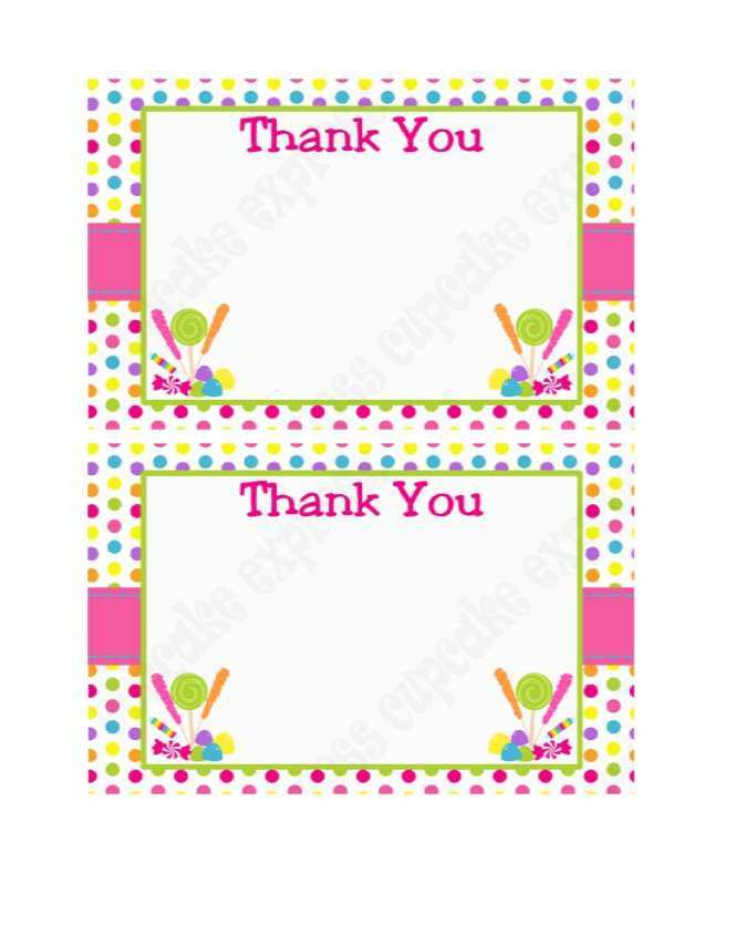 80 The Best Thank You Card Template Printable Free For Free by Thank You Card Template Printable Free