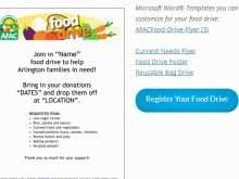 80 Visiting Free Food Drive Flyer Template for Ms Word with Free Food Drive Flyer Template