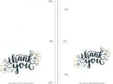 Thank You Card Template Printable Free