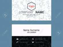 Business Card Box Illustration Template