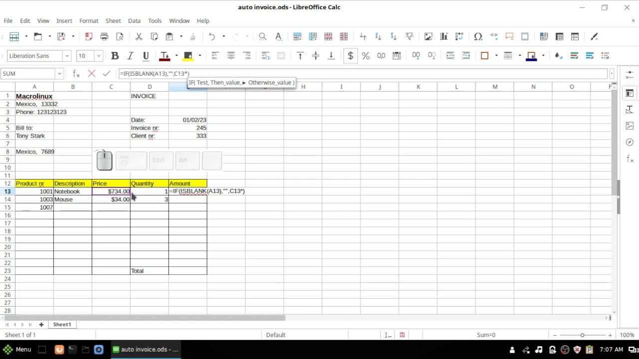 Invoice Template Libreoffice Cards Design Templates