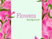 81 Blank Flower Arrangement Card Templates Now with Flower Arrangement Card Templates