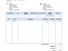 81 Create Garage Invoice Template Software PSD File by Garage Invoice Template Software