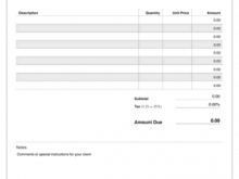 81 Create Generic Invoice Template Pdf With Stunning Design with Generic Invoice Template Pdf