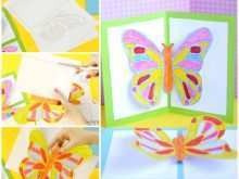 81 Create Pop Up Card Butterfly Template For Free for Pop Up Card Butterfly Template