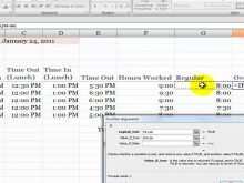 81 Create Timecard Template Excel 2010 Download with Timecard Template Excel 2010