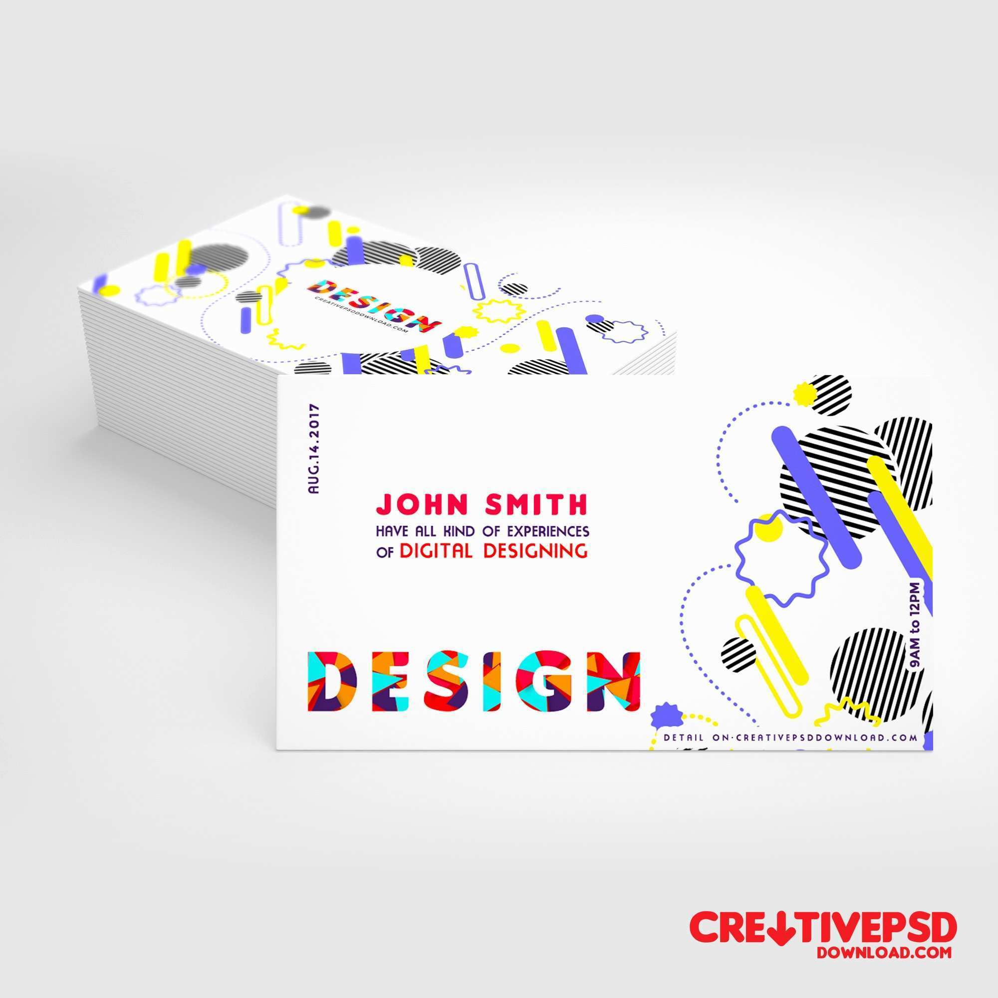 81 Create Vistaprint Business Card Template Psd Download PSD File by