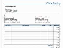 81 Creating Hourly Billing Invoice Template Maker by Hourly Billing Invoice Template