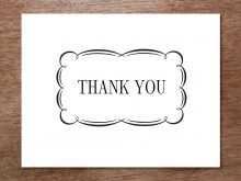 81 Creating Thank You Card Template Black And White for Ms Word by Thank You Card Template Black And White