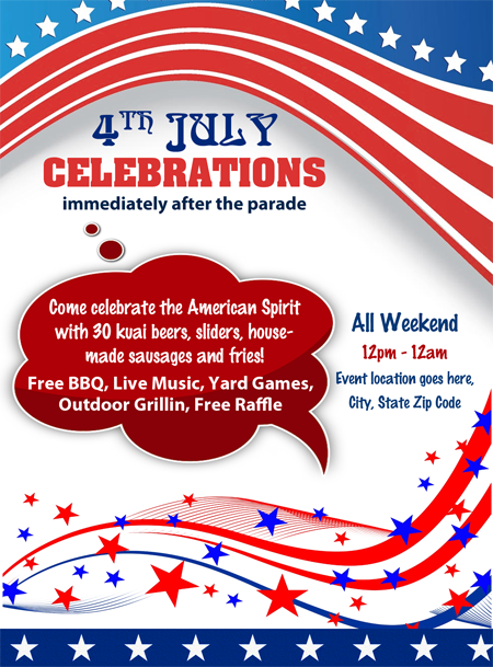 81 Customize Free 4Th Of July Flyer Templates PSD File for Free 4Th Of July Flyer Templates