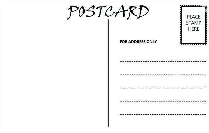 81 Customize Large Postcard Template Word Now with Large Postcard Template Word