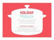 81 Customize Our Free Potluck Flyer Template Free Maker for Potluck Flyer Template Free