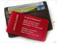 Printable Wallet Card Template