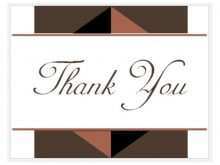Thank You Card Template In Word