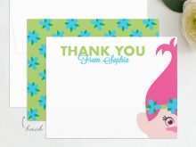 81 Format Trolls Thank You Card Template in Word by Trolls Thank You Card Template